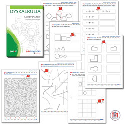 dyskalkulia karty pracy przyklady abstrakcyjne