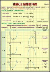 Matematyka liceum - plansze dydaktyczne 21szt.