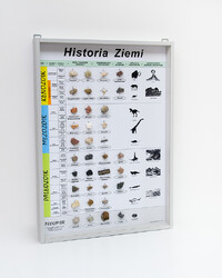  HISTORIA ZIEMI – gablota edukacyjna 90cm x 65cm