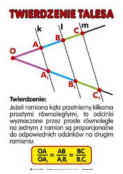 Matematyka gimnazjum - plansze dydaktyczne 20szt.