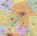 Mapa administracyjna Polski stan na 2014