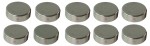 Zestaw 10 magnesów neodymowych 15x10mm
