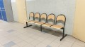 Ławka korytarzowa z oparciem poczekalni miejscowa
