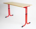 Stół szkolny z regulowaną wysokością MIESZKO-R 2-os. regulowany stolik z regulacją