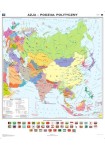 Azja. Mapa polityczna z ćwiczeniami