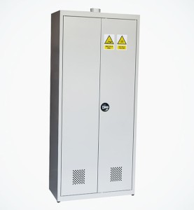 Szafa metalowa z odciągiem do przechowywania odczynników chemicznych