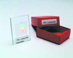 Siatka dyfrakcyjna szklana 300 linii/mm 325505