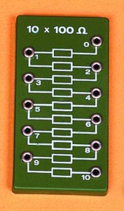 Dekada rezystorów 100 ohm