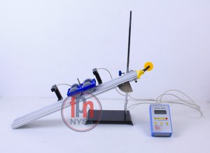 Równia pochyła  - zestaw z licznikiem i fotobramkami