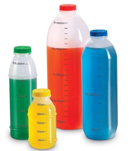 Zestaw do pomiaru / butelki pomiarowe / menzurki pomiarowe