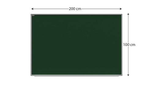 Tablica pojedyncza zielona