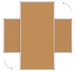 Tablica korkowa (rama aluminiowa) 200x100 cm