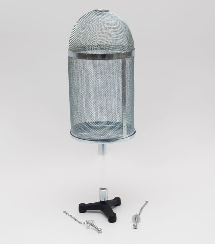 Klatka Faradaya na statywie izolacyjnym z wymiennymi główkami izolowaną i przewodzącą