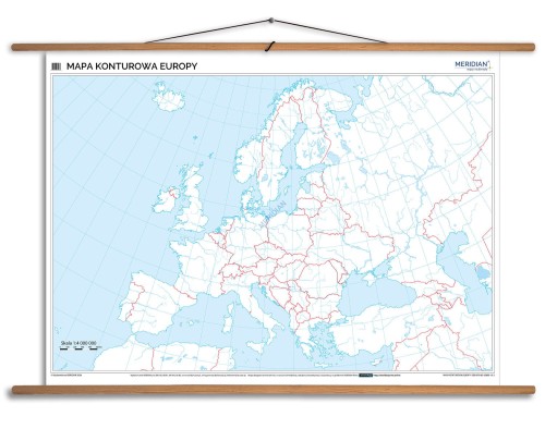 Mapa konturowa Europy