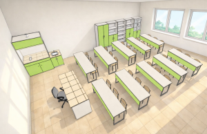 Pracownia chemiczna 30-stanowiskowa