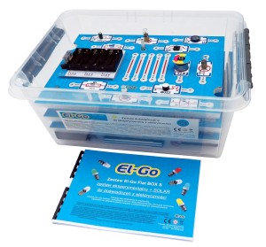 Zestaw Box S3 (+solar) - uczniowski zestaw rozszerzony do doświadczeń z elektryczności x 3