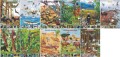 Zestaw 11  plansz do nauki geografii- zwierzęta w środowisku
