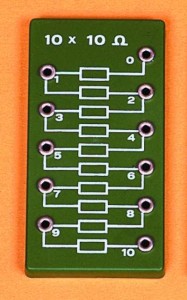 Dekada rezystorów 10 ohm