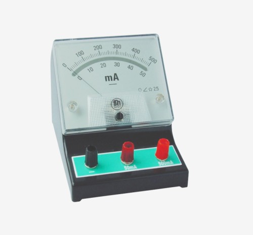 Miliamperomierz szkolny 0-50mA i 0-500mA