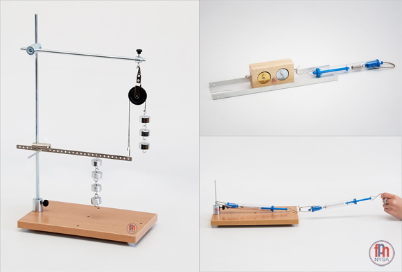 Pomoce dydaktyczne mechanika - Tarcie, równowaga sił - pracownia fizyczna