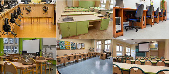 Meble szkolne do pracowni przdmiotowych 