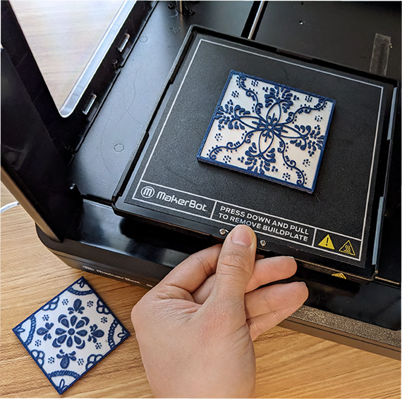 Wydruk drukarka Makerbot Laboratoria Przyszłości