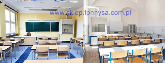 Meble do pracowni chemicznej - pracownia chemiczna