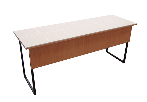 Stół do pracowni przedmiotowej z ceramicznym blatem