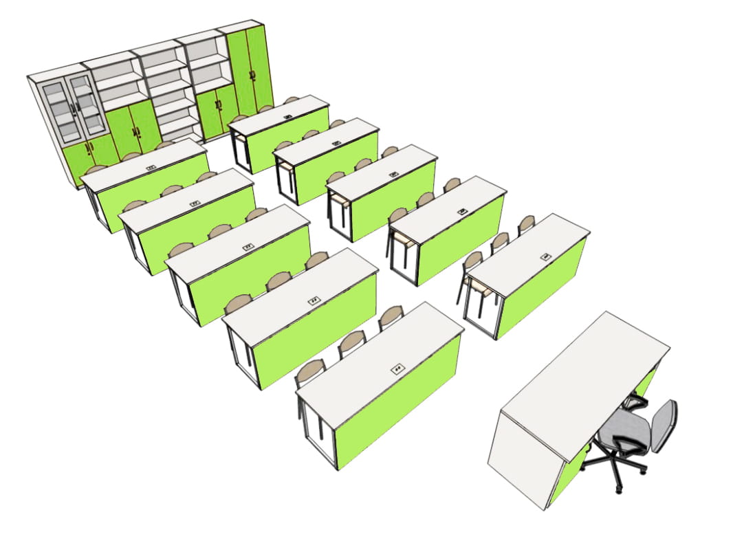 Pracownia fizyczna 30 stanowiskowa