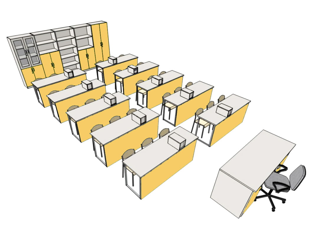 Pracownia fizyczna  30 stanowiskowa