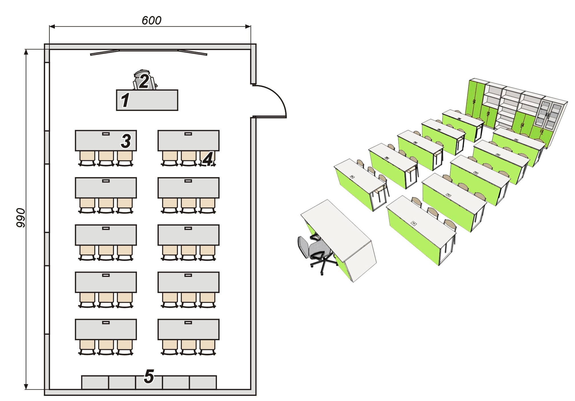 Pracownia fizyczna 30 sterowana z zasilaczy stanowiskowa